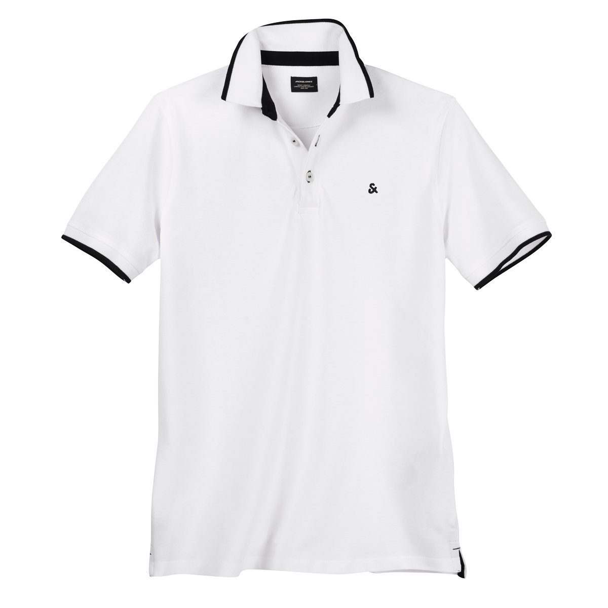 Jack weiß Herren Jones Poloshirt & & Größen Große Jack Jones Poloshirt