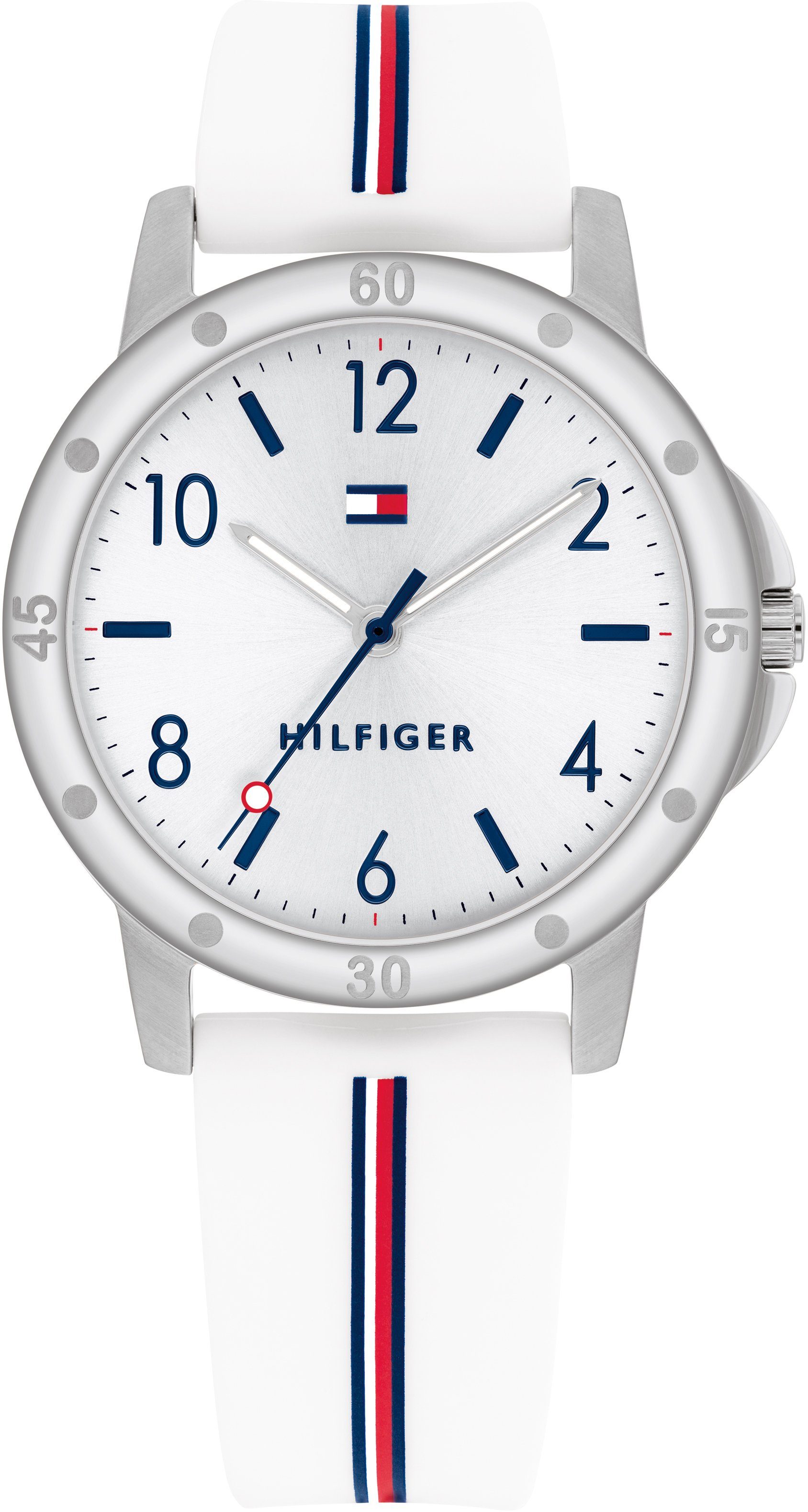 Tommy Hilfiger Quarzuhr GIRLS, 1720014, Kinderuhr, Armbanduhr, Lernuhr, Mädchen, Schulanfang, Geschenkidee