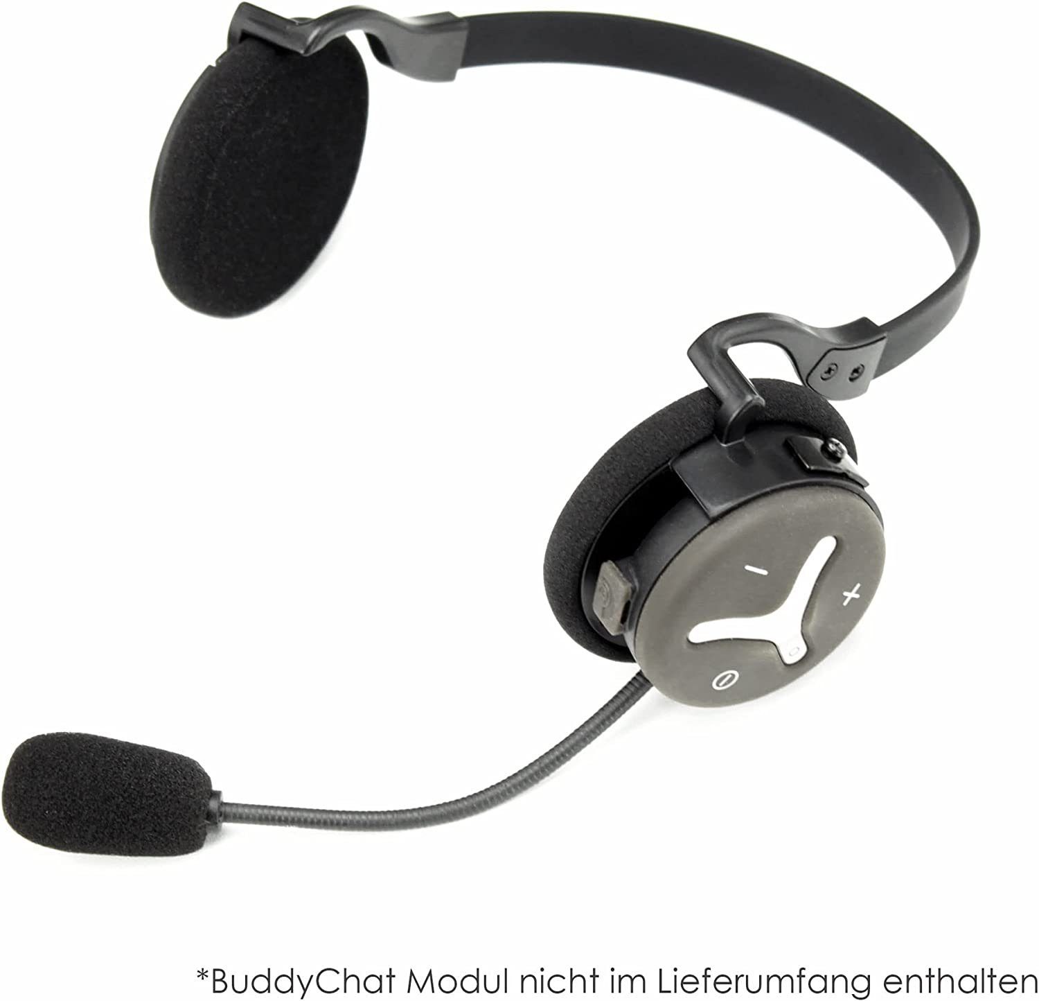 BuddyChat Flexible Nackenbügel-Halterung für BuddyChat Bluetooth-Kopfhörer (Flexible Nackenbügel-Halterung, für, BuddyChat, Bluetooth, Headset, Freisprecheinrichtung)