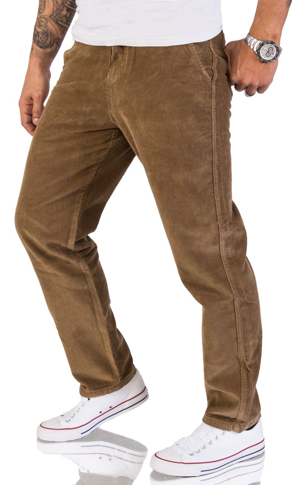 Rock Creek Cordhose Herren Regular Fit Cordhose RC-2156