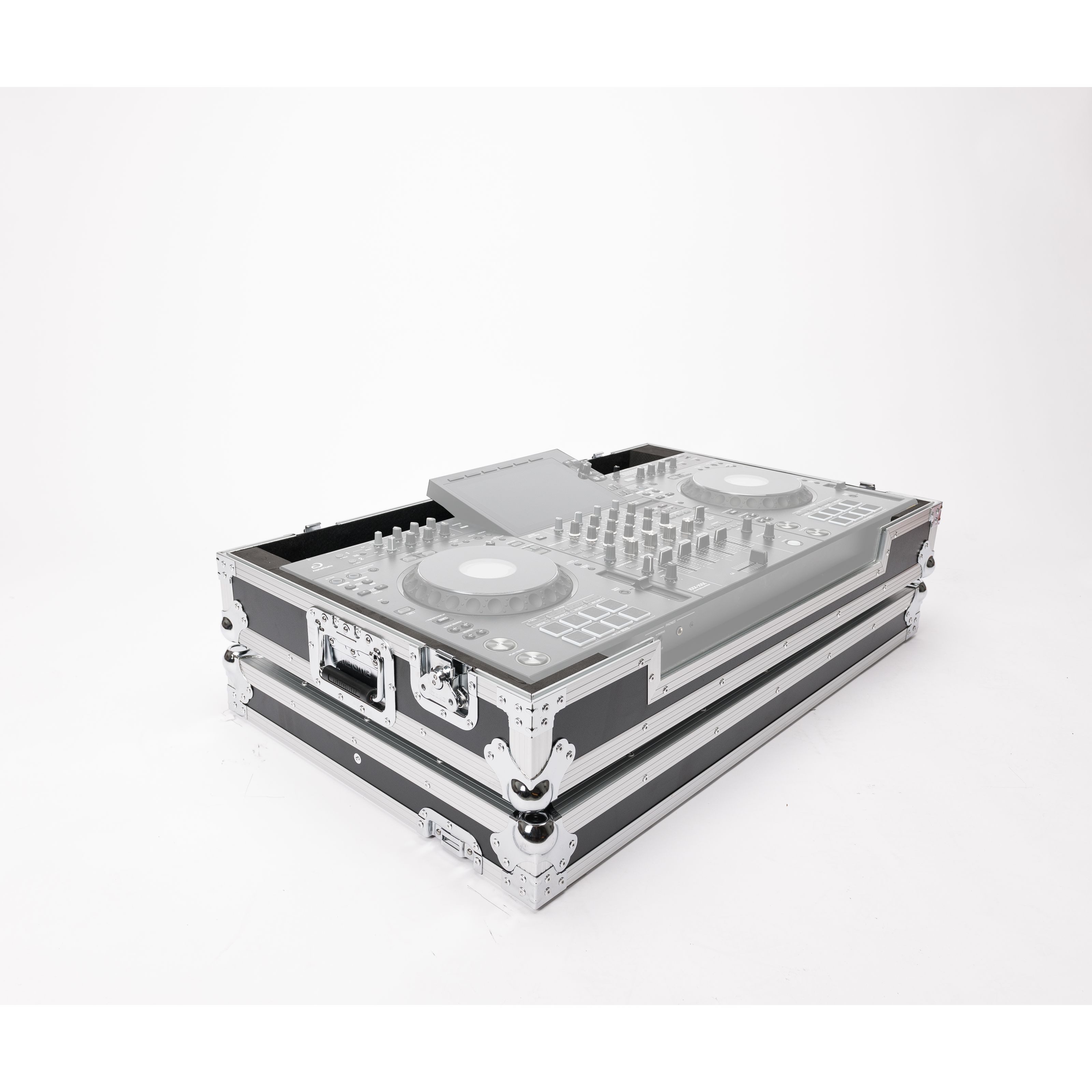 Magma Koffer, DJ-Controller Case XDJ-AZ / XDJ-XZ, black/silver (Wheels) - DJ