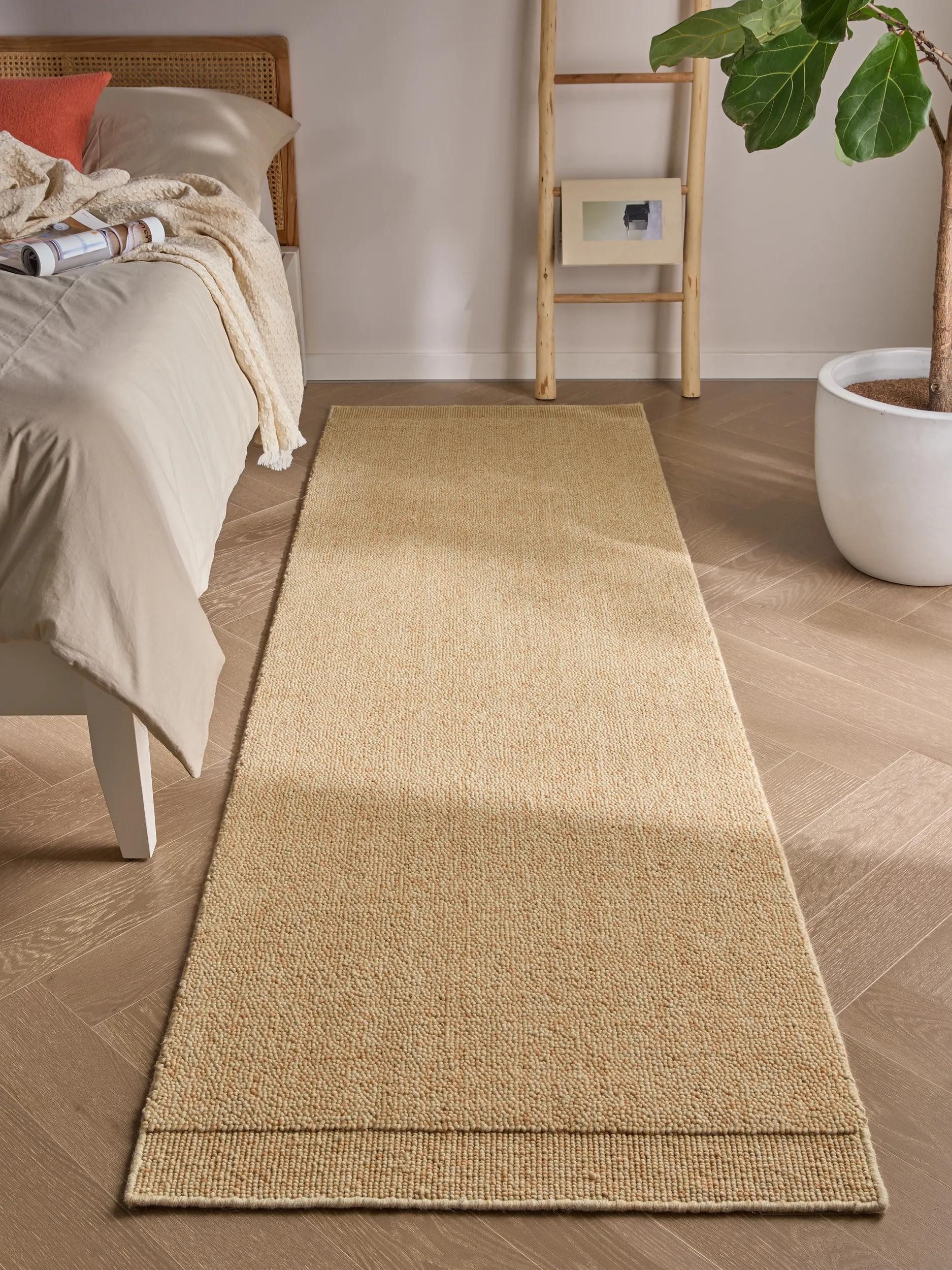 benuta Wollteppich Imke, rechteckig, Höhe: 11 mm, Kunstfaser, Berber, Ethno-Style, Wohnzimmer