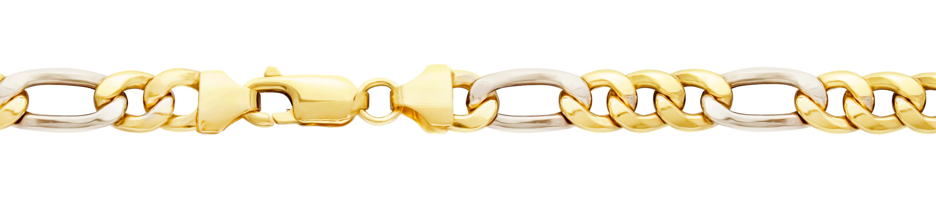 HOPLO Goldkette Goldkette Figarokette Länge 50cm - Breite 5,7mm - 585-14 Ka günstig online kaufen