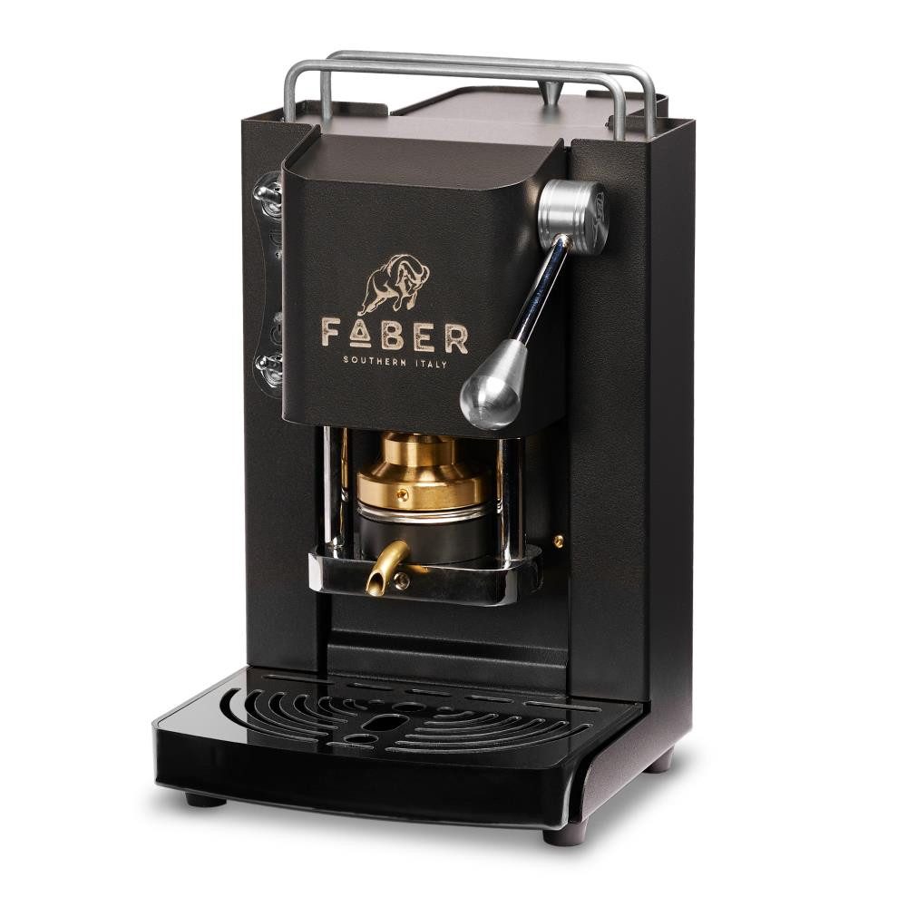 Faber Coffee Machines Espressomaschine Pro Mini Deluxe ESE Pad 44 mm, kompaktes Design, einfache Reinigung, Tassenwärmer
