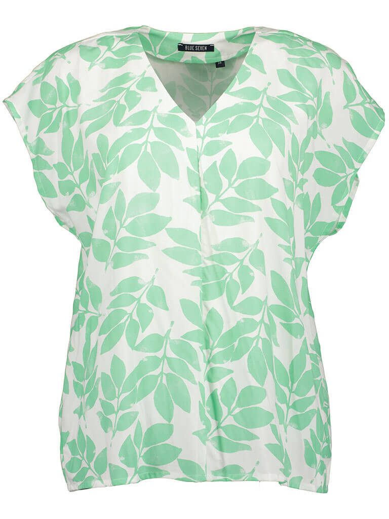 Blue Seven Blusenshirt Damen Bluse Kurzarm günstig online kaufen