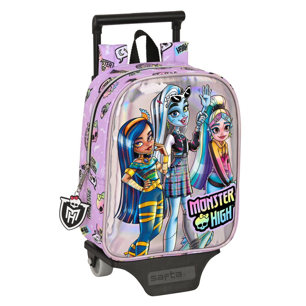 Monster High Kinderrucksack Monster high Kinderrucksack Freizeitrucksack Rucksack Rucksack mit Räd