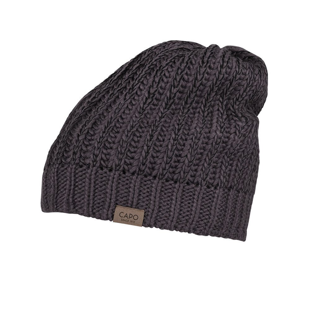 CAPO Strickmütze Beanie, Farbverlauf Fleecefutter (1-St)