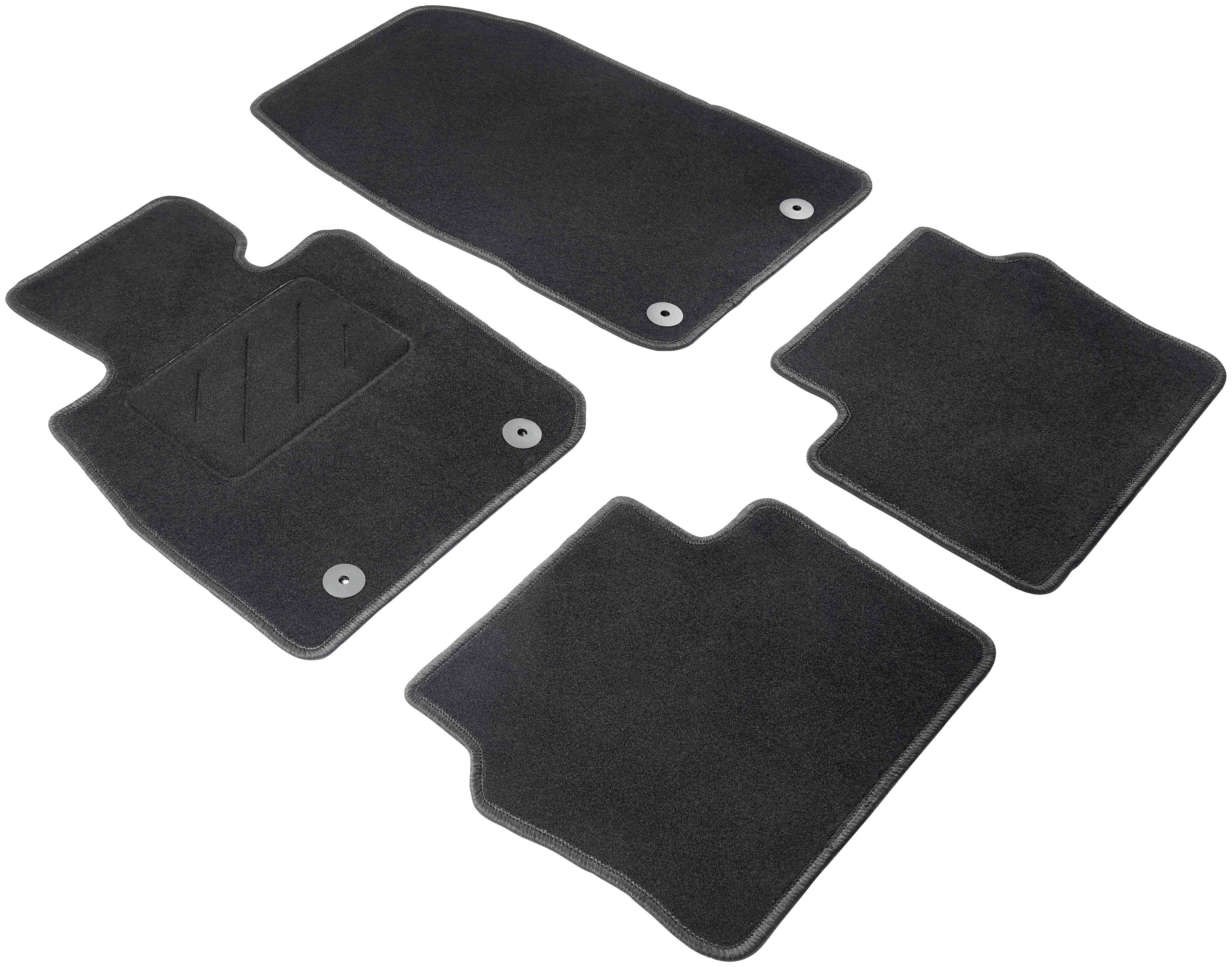 WALSER Passform-Fußmatten Standard (4 St), für Mazda CX-3 01/2015-Heute | Automatten