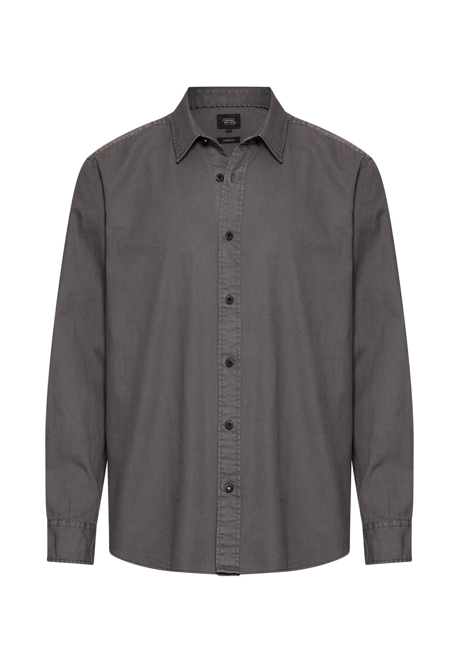 camel active Langarmhemd mit Kent-Kragen Langarm Button-Down