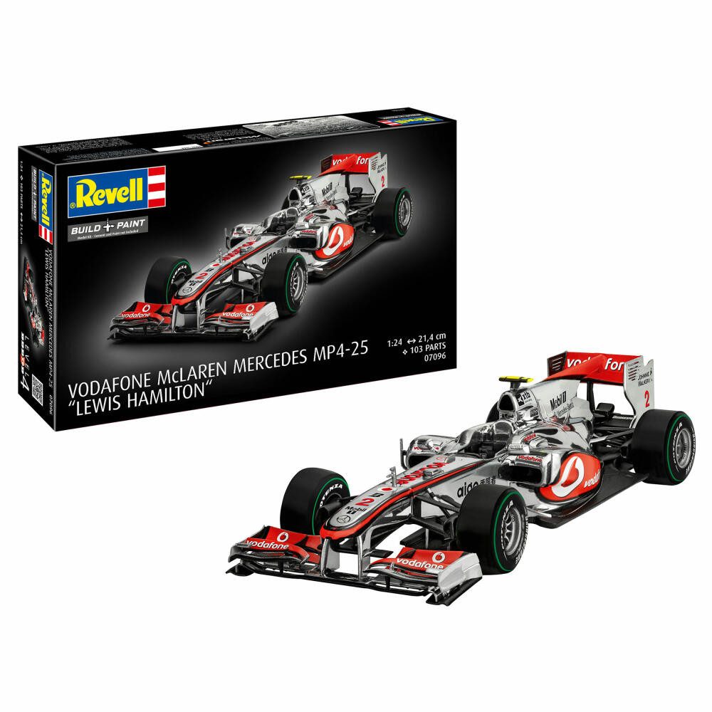 Revell® Modellbausatz McLaren Mercedes MP4-25 Lewis Hamilton, Maßstab 1:24, (103-tlg)