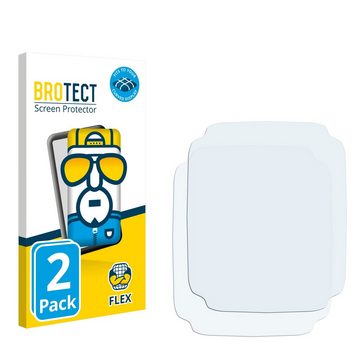 BROTECT Full-Screen Schutzfolie für Banlvs Smartwatch 1.85", Displayschutzfolie, 2 Stück, 3D Curved klar