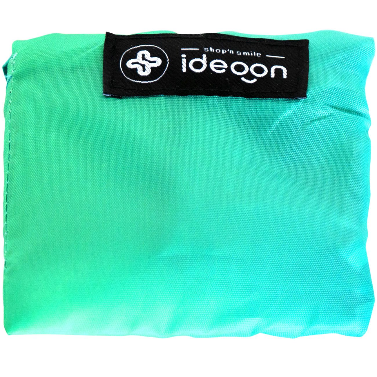 shop'n smile ideoon Einkaufsbeutel Faltbarer Einkaufsbeutel Einkaufstasche offen 52 × 33cm wiederwendbar, robustes Polyester & extrem platzsparend verstaubar, für Shopping