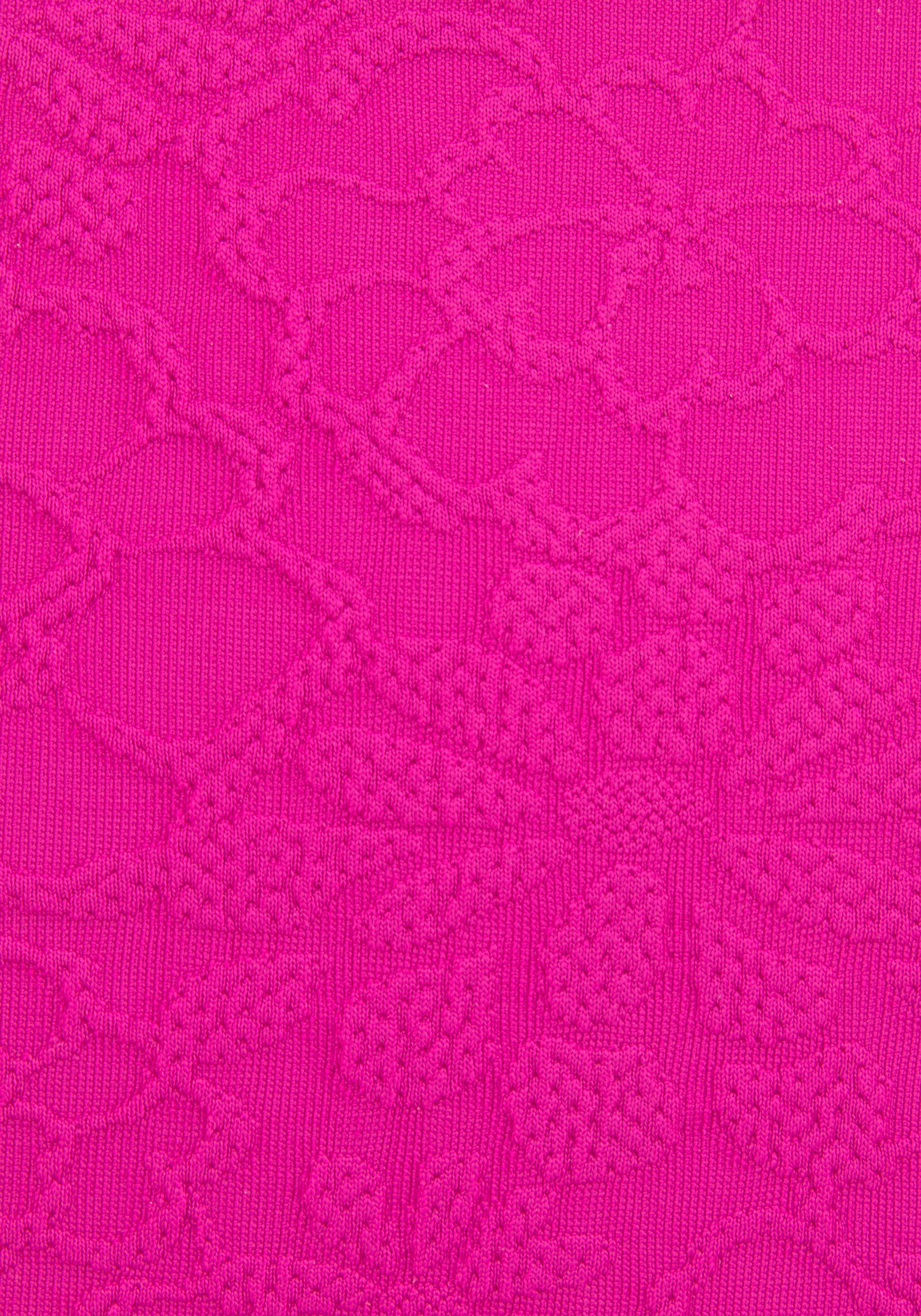 Buffalo Bikini-Hose Bubble mit floralem Strukturmuster