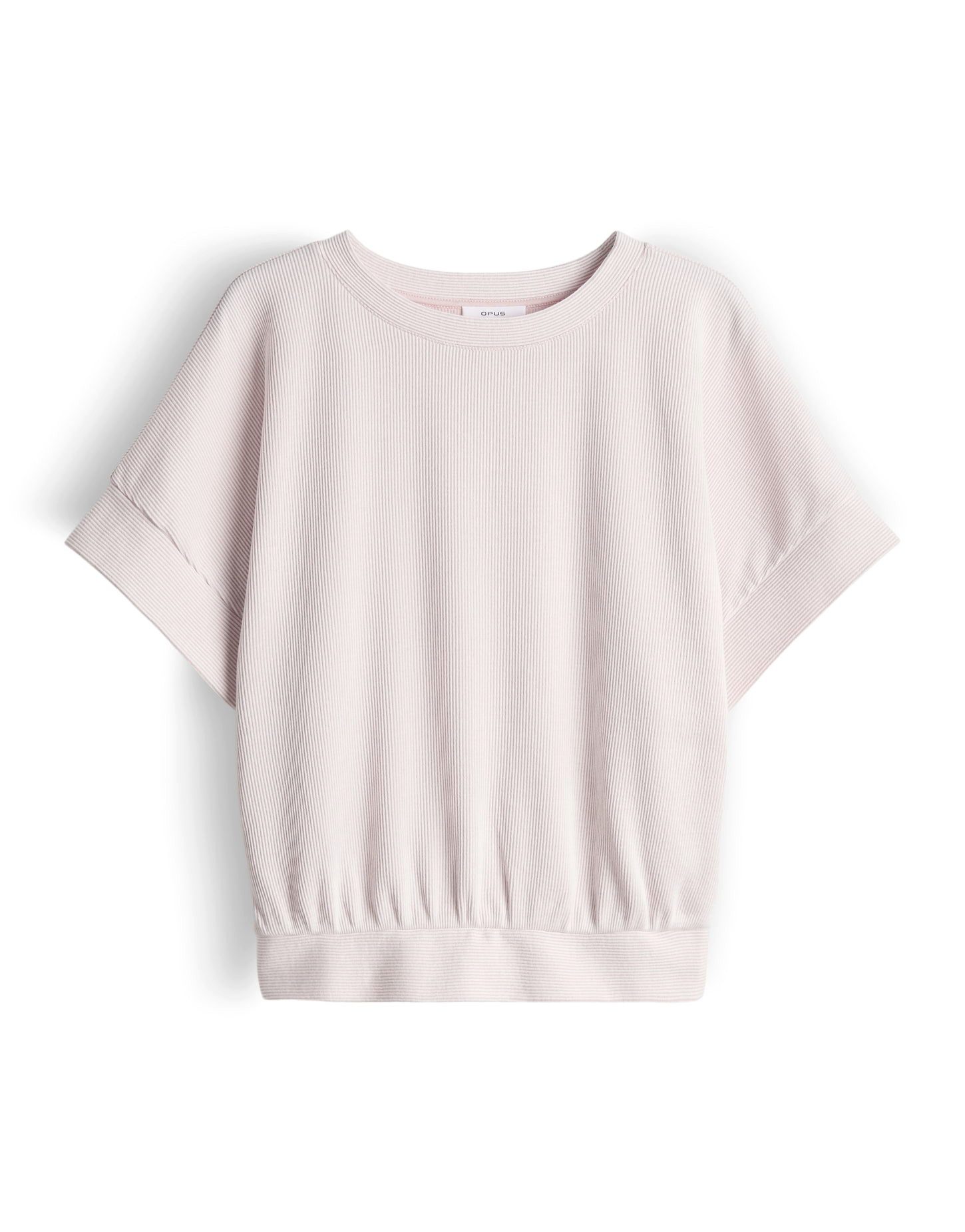Sweatshirt Modernes Sweatshirt mit feinen Rippstreifen