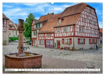CALVENDO Wandkalender Heppenheim - Malerischer Odenwald (Premium, hochwertiger DIN A2 Wandkalender 2023, Kunstdruck in Hochglanz)