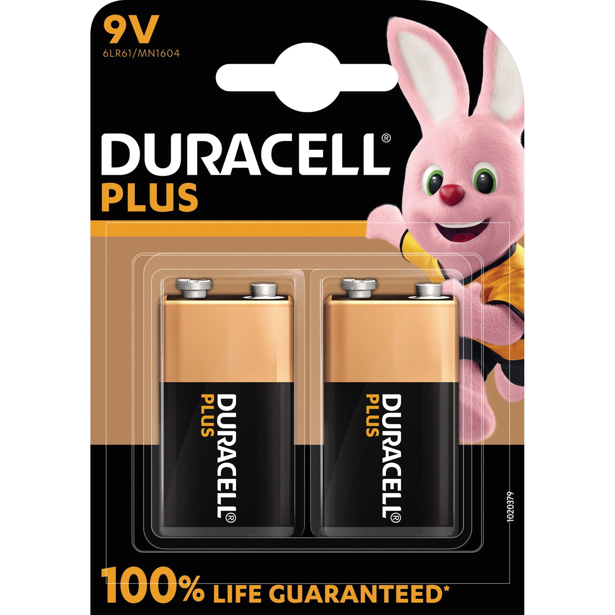 Procter & Gamble DURACELL Batterie Plus E Block 142268 9V 2 Stück (10 Stück) Batterie