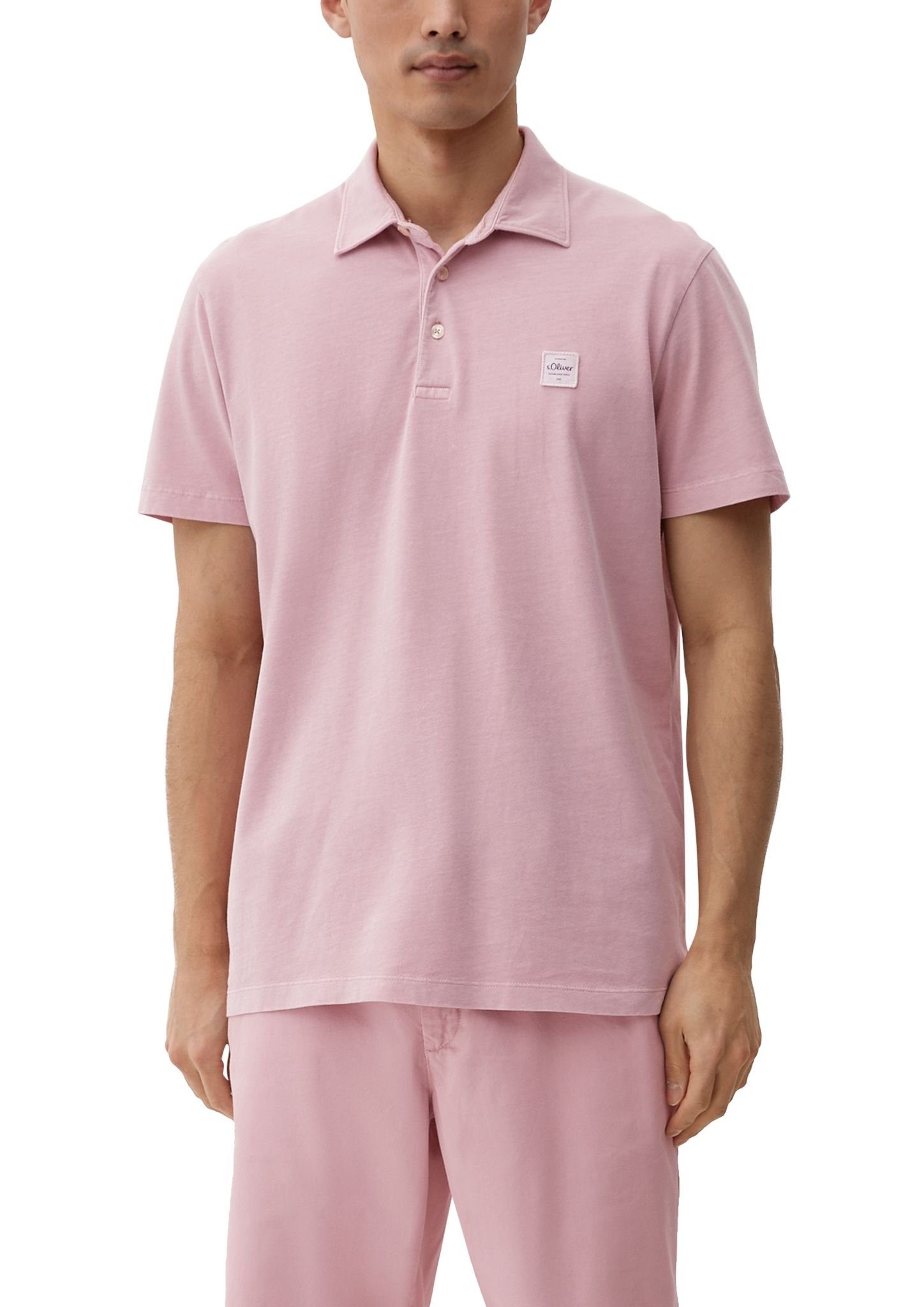 Kurzarmshirt pink s.Oliver
