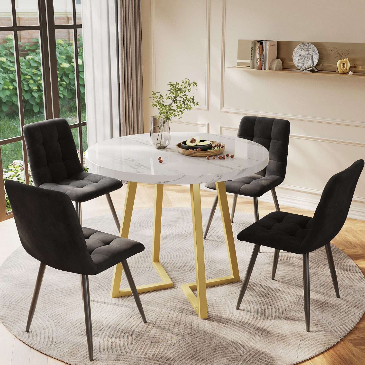 Flieks Esstisch (1-St., 1 Tisch, 80x75 günstig online kaufen