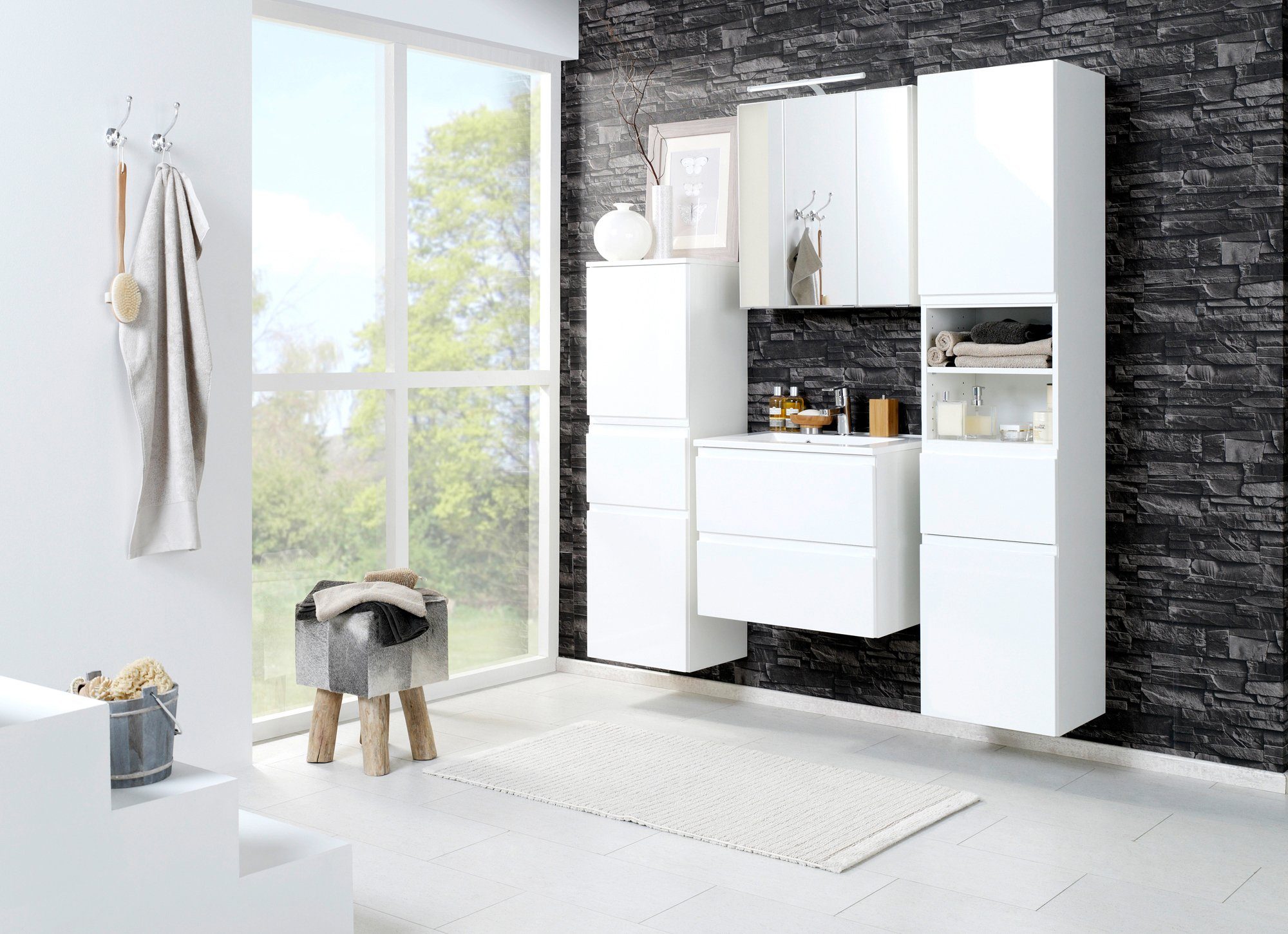 welltime Midischrank Cardiff Breite 40 cm, mit Softclose-Funktion