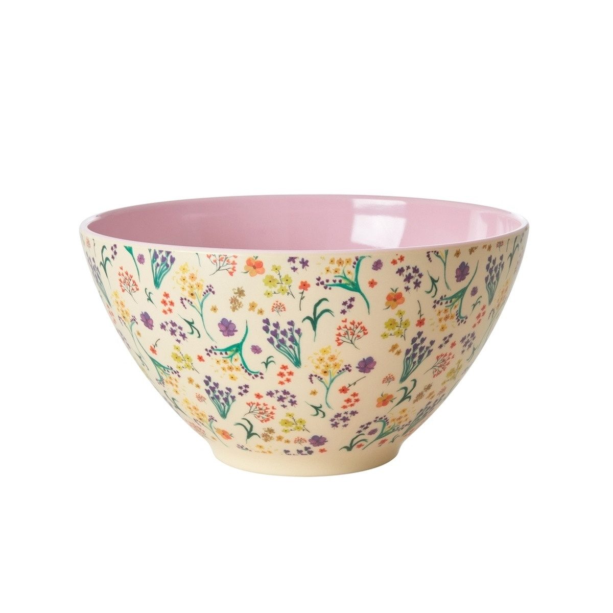 RICE A/S Salatschüssel Melamin robust leicht spülmaschinengeeignet 14,5 x 26,5 cm, Spülmaschinengeeignet
