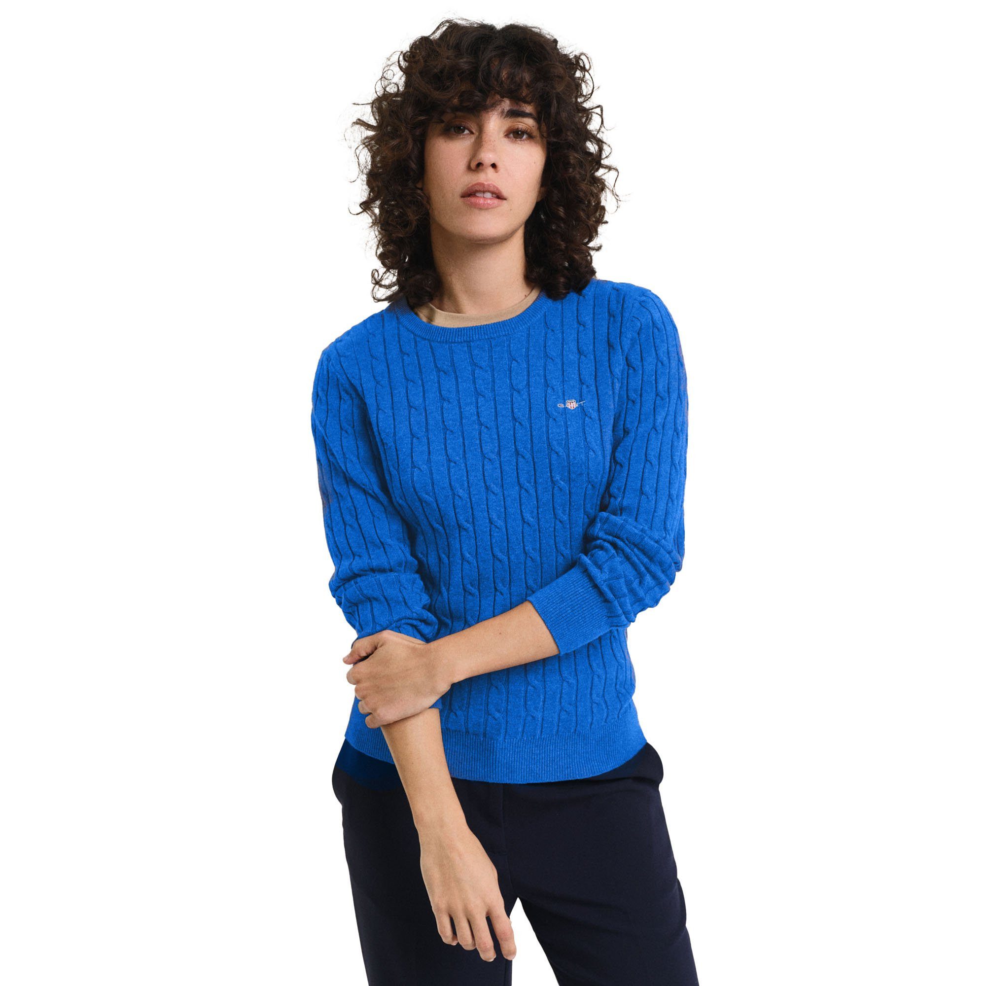 Gant Sweater Damen Strickpullover Baumwolle günstig online kaufen
