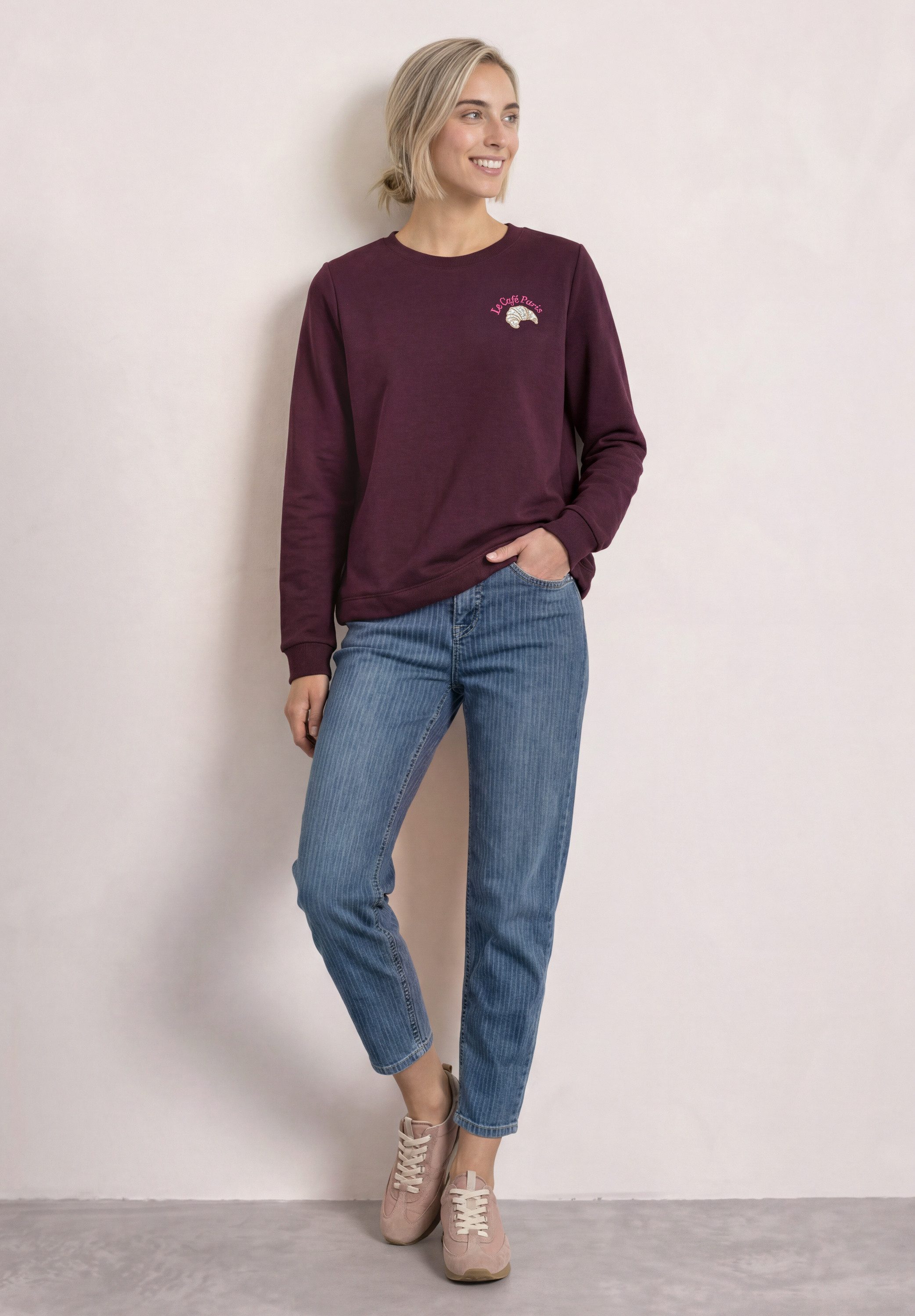 STREET ONE Sweatshirt mit Tunnelzug am Saum – Bild 3 von 5