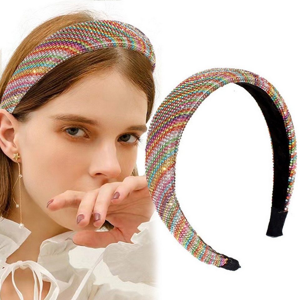 Ronner UG Haarband Damen Haarschmuck Stirnband Tiara Vielseitige Farben  Kopfbedeckung, Kreativ und vielseitig, Geschenk für Frauen,