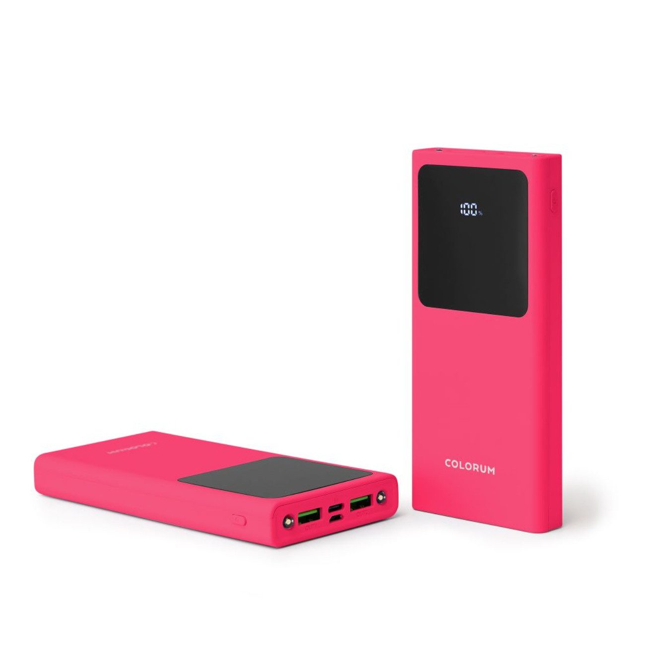 Forever Colorum Powerbank Colorum CPB10-02 10000 mAh (5, 9, 12 V), Powerbank 10000 mAh mit 22,5 W PD + QC Schnellladung