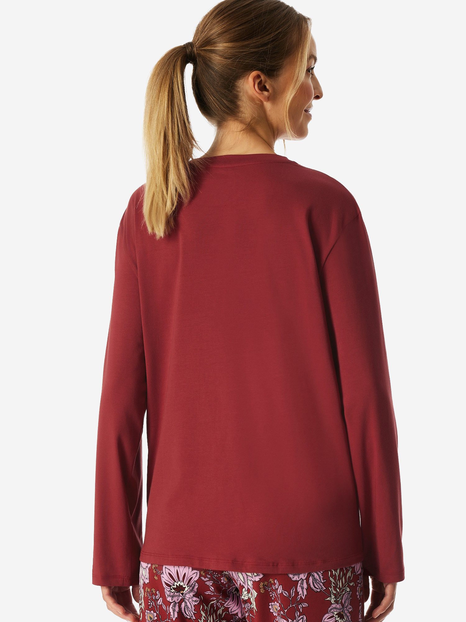 Schiesser Pyjamaoberteil Mix & Relax schlaf-oberteil nachthemd sleepshirt