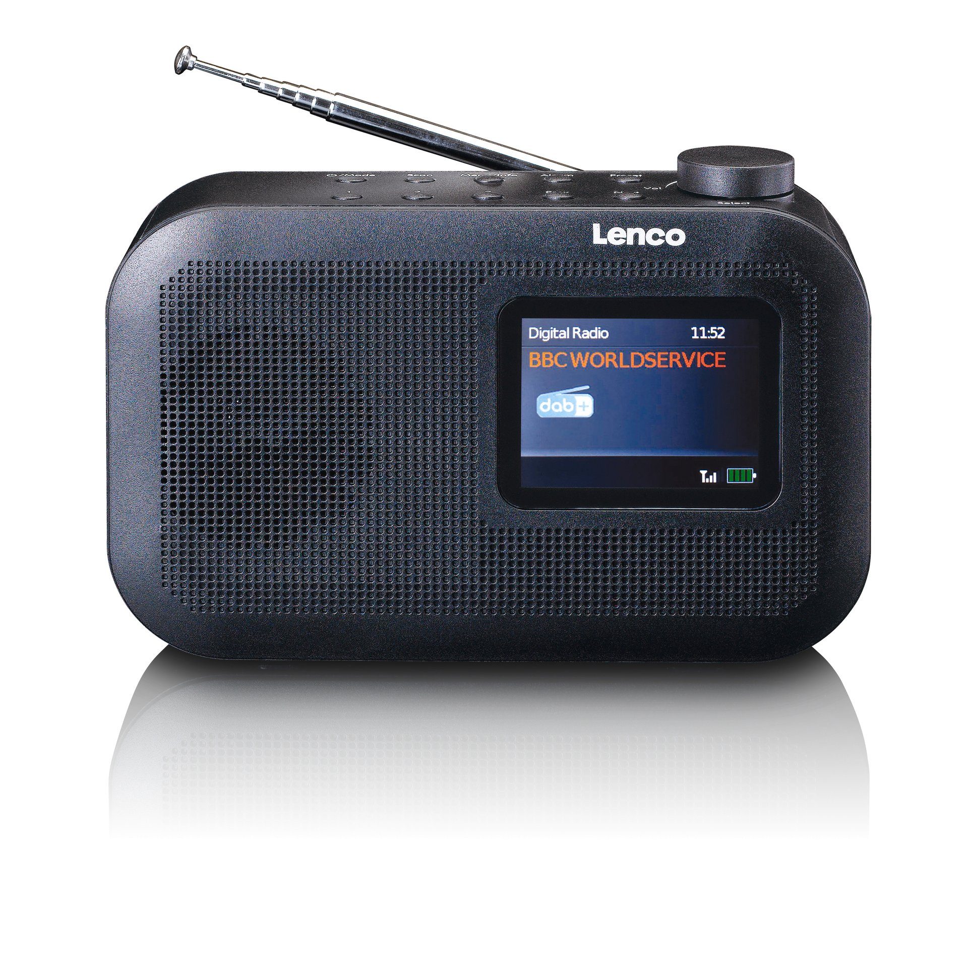 Lenco PDR-026BK - (Digitalradio Digitalradio (DAB) Taschenradio DAB+ (DAB)