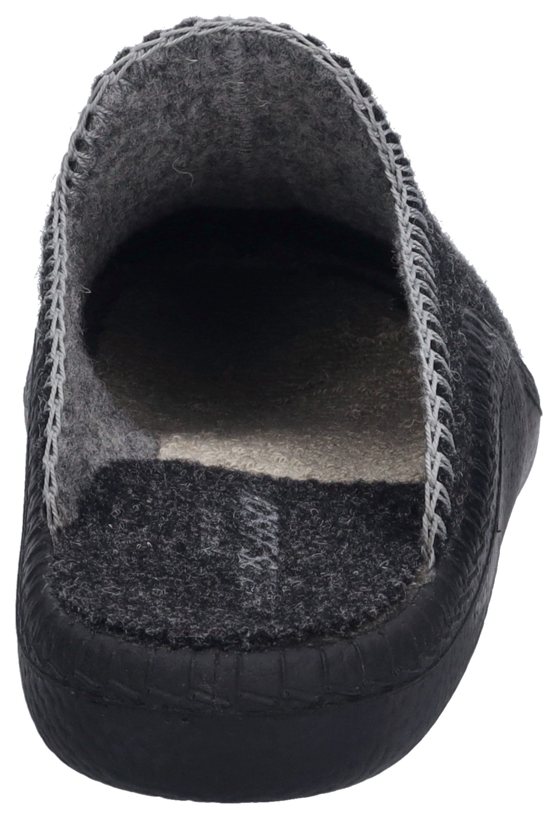 Josef Seibel Monaco 62 Pantoffel Hausschuh, Slipper mit Ziernähte