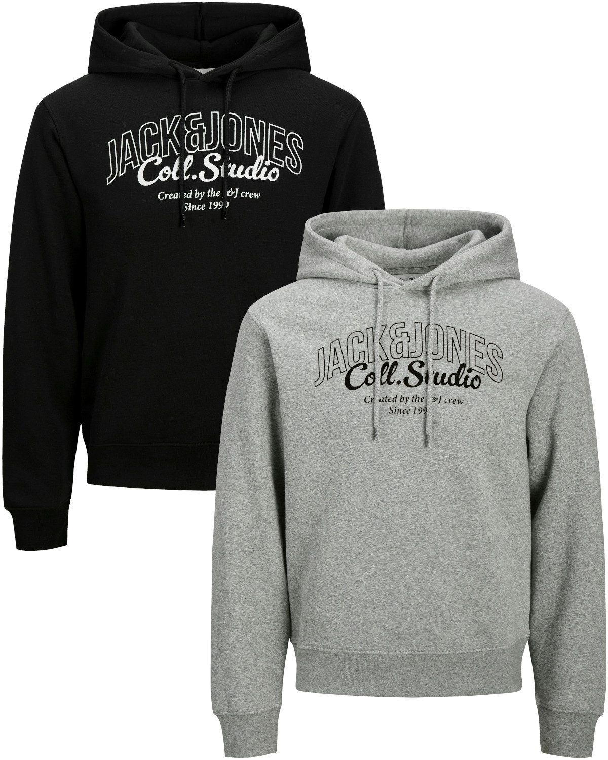 Jack & Jones Kapuzenpullover stilvolle Hoodies mit Logoprint (Spar Set, Dop günstig online kaufen