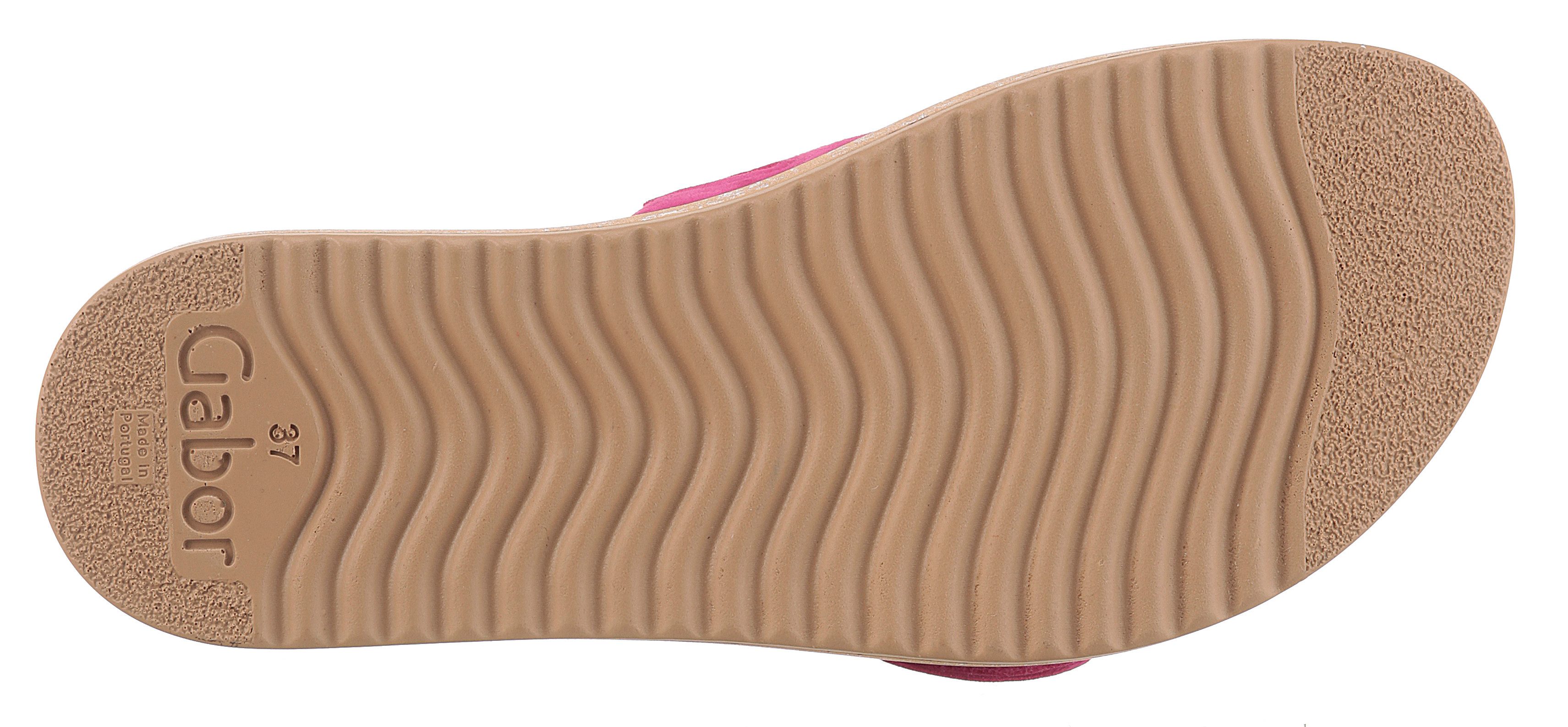Gabor Pantolette, Plateau, Sommerschuh, Bequemschuh, Best Fitting für gute Passform
