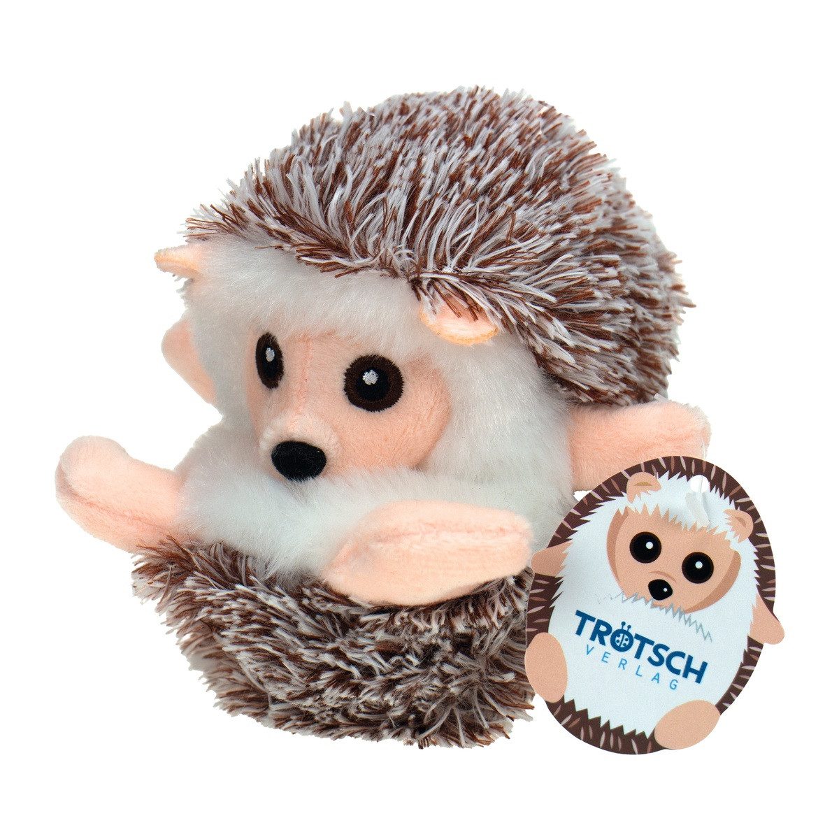Trötsch Verlag Freizeittasche TRÖTSCH Plüsch Igel braun