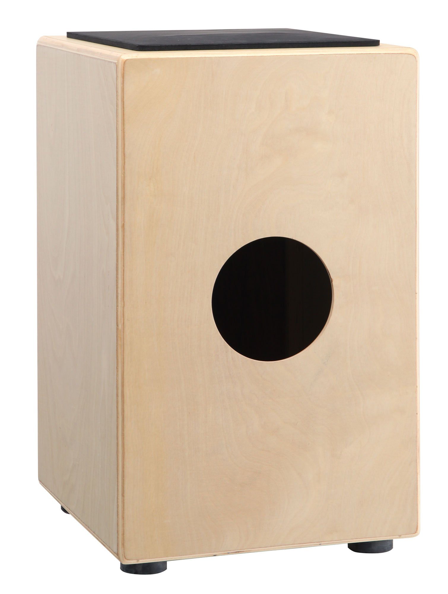 XDrum Cajon Cajon Primero Natur inkl. Cajonschule und Tasche, inkl. Rucksacktasche & Cajonschule, Trommelkiste mit Snare Sound