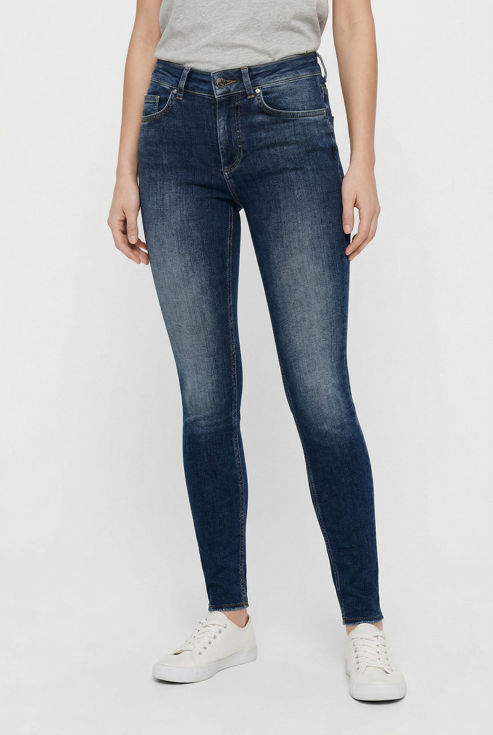 ONLY Skinny-fit-Jeans ONLBLUSH MID SK ANK RW DNM REA082 NOOS günstig online kaufen