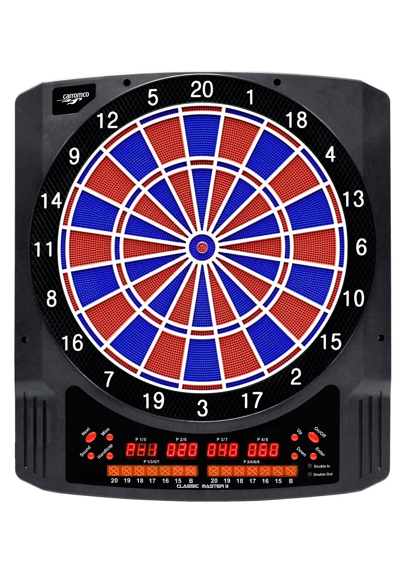 Carromco Dartscheibe Elektronisches-Dartboard, Classic Master II