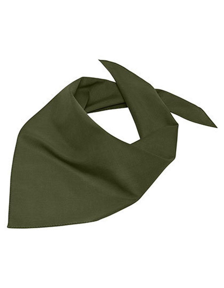 Bandana Tragekomfort Dreieckstuch Goodman 40cm Multifunktionstuch, angenehmer Halstuch 85cm X ca. Design Olive