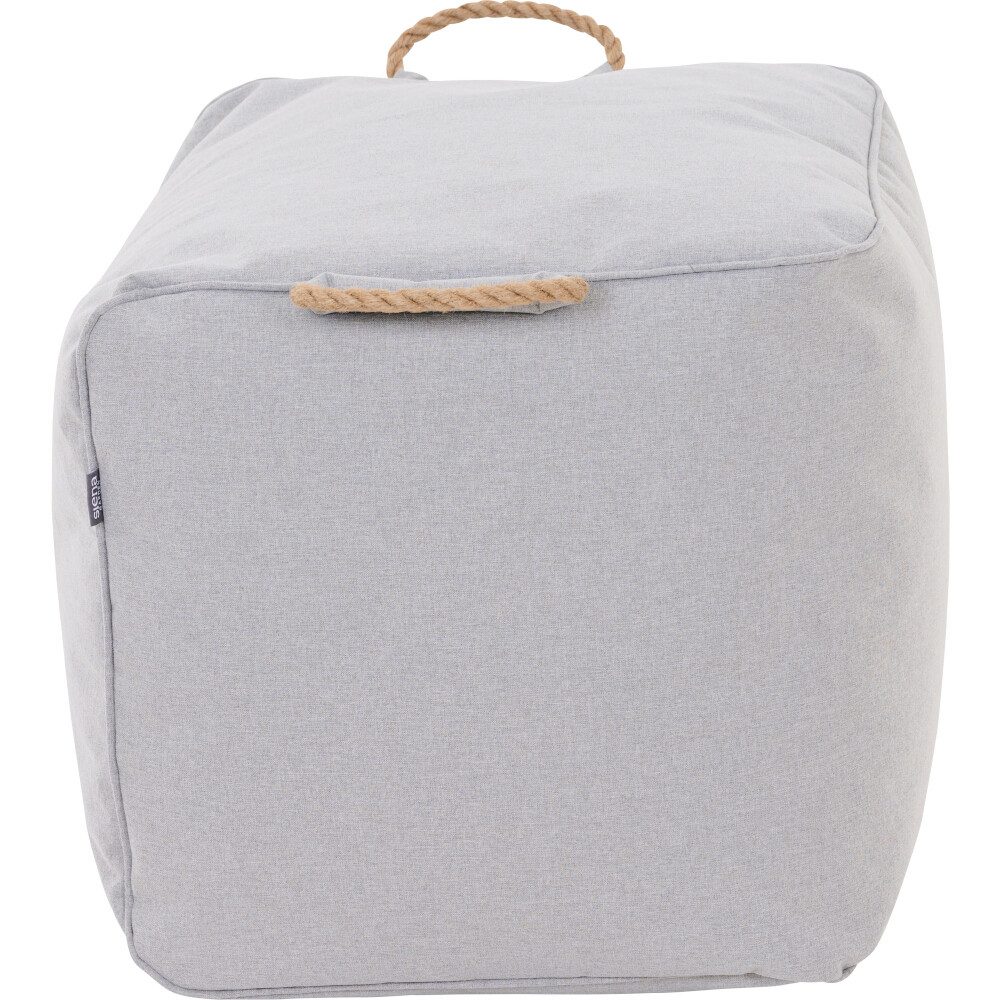 Siena Garden Gartenlounge-Hocker Integral Hocker chalk grey Sitz-Fußhocker chalk grey