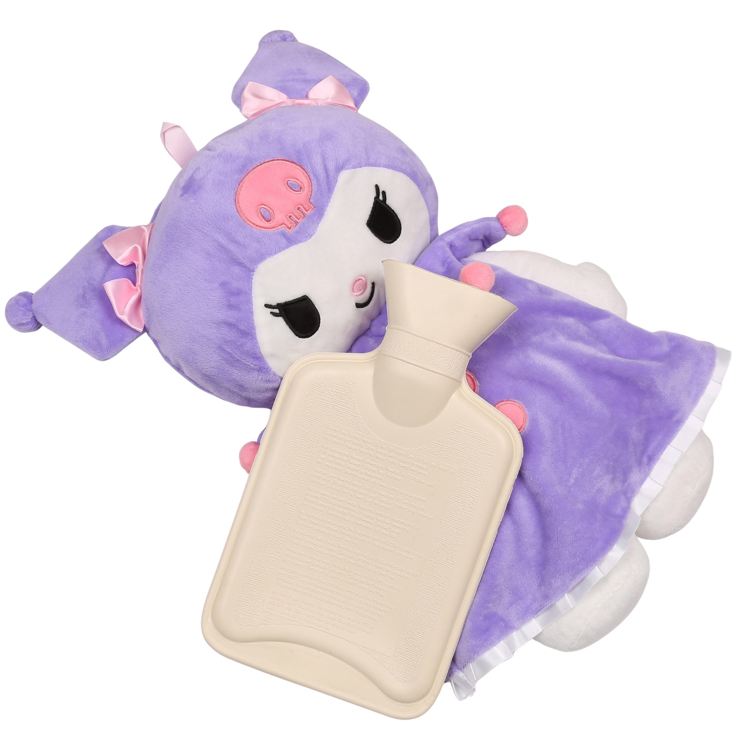 Hello Kitty Wärmflasche Hello Kitty Kuromi Wärmflasche 750 ml mit weichem Bezug – Bild 4 von 5