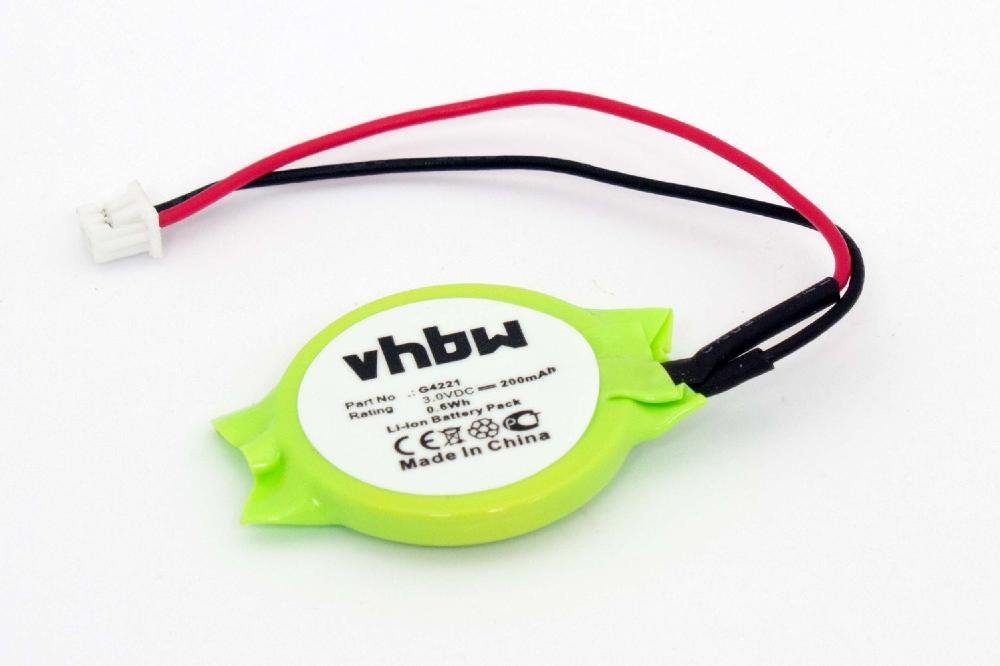 vhbw Akku Li-Ion 200 mAh (3 V)