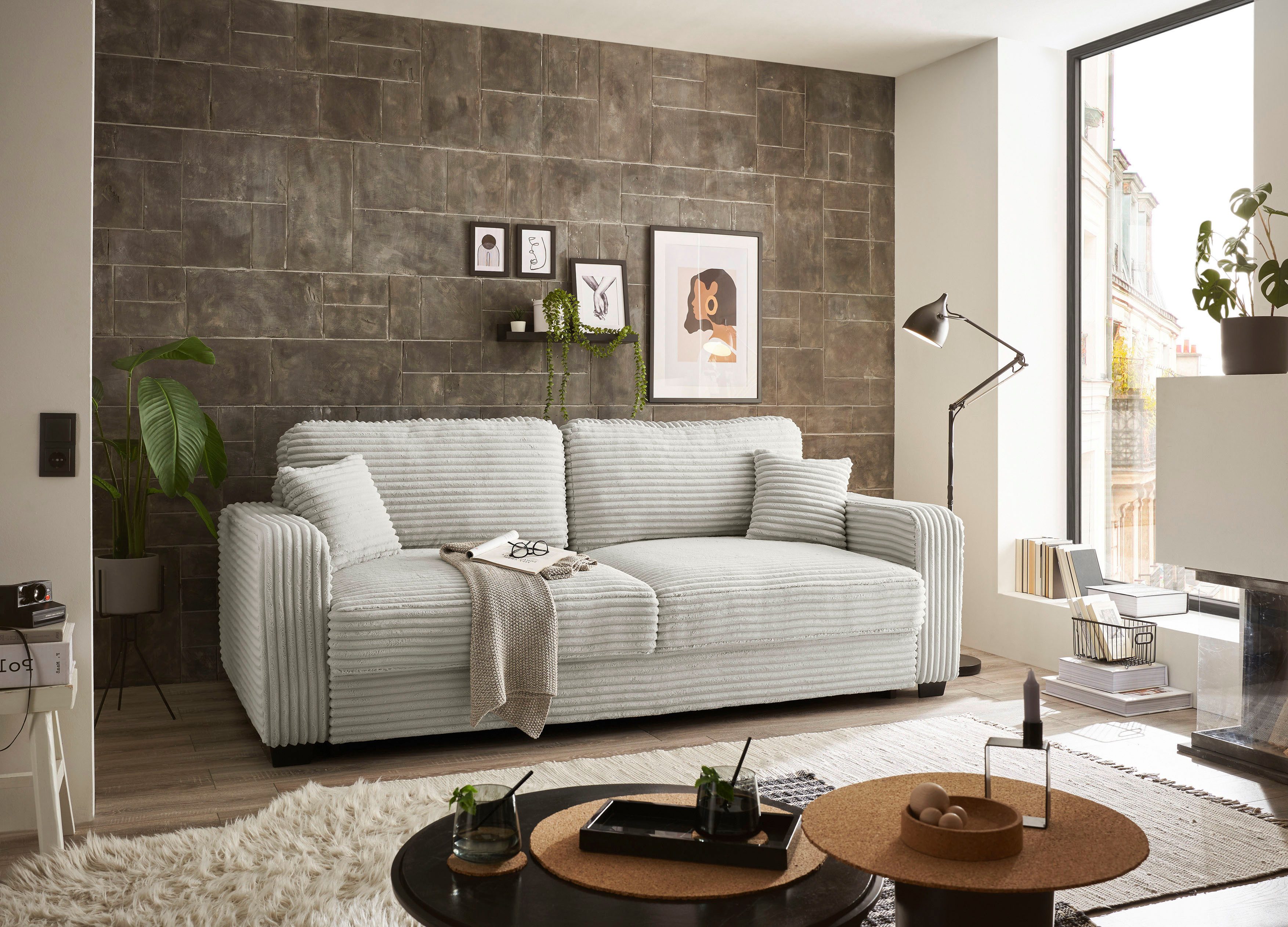 ED EXCITING DESIGN Schlafsofa Carrara, mit günstig online kaufen