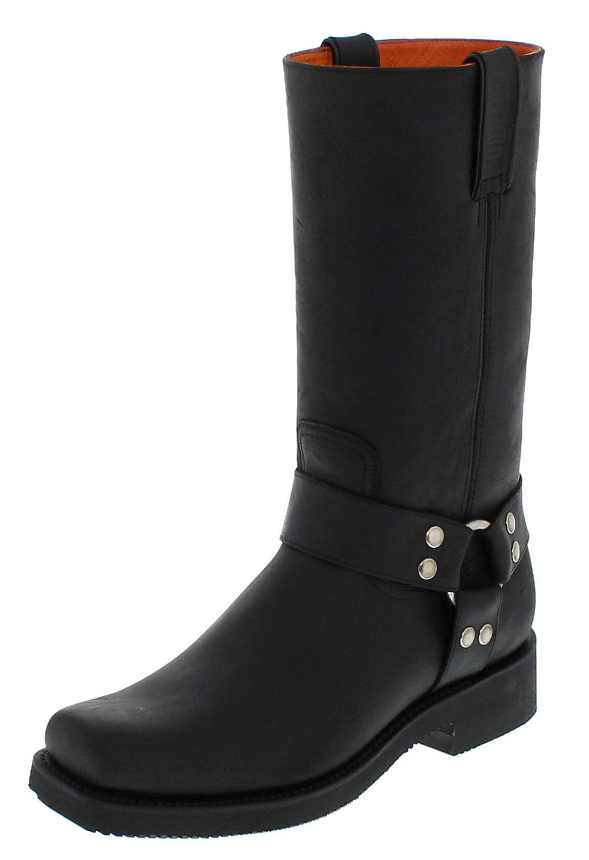 Mayura Boots 1501-60 Schwarz Bikerboots Rahmengenähter Bikerstiefel