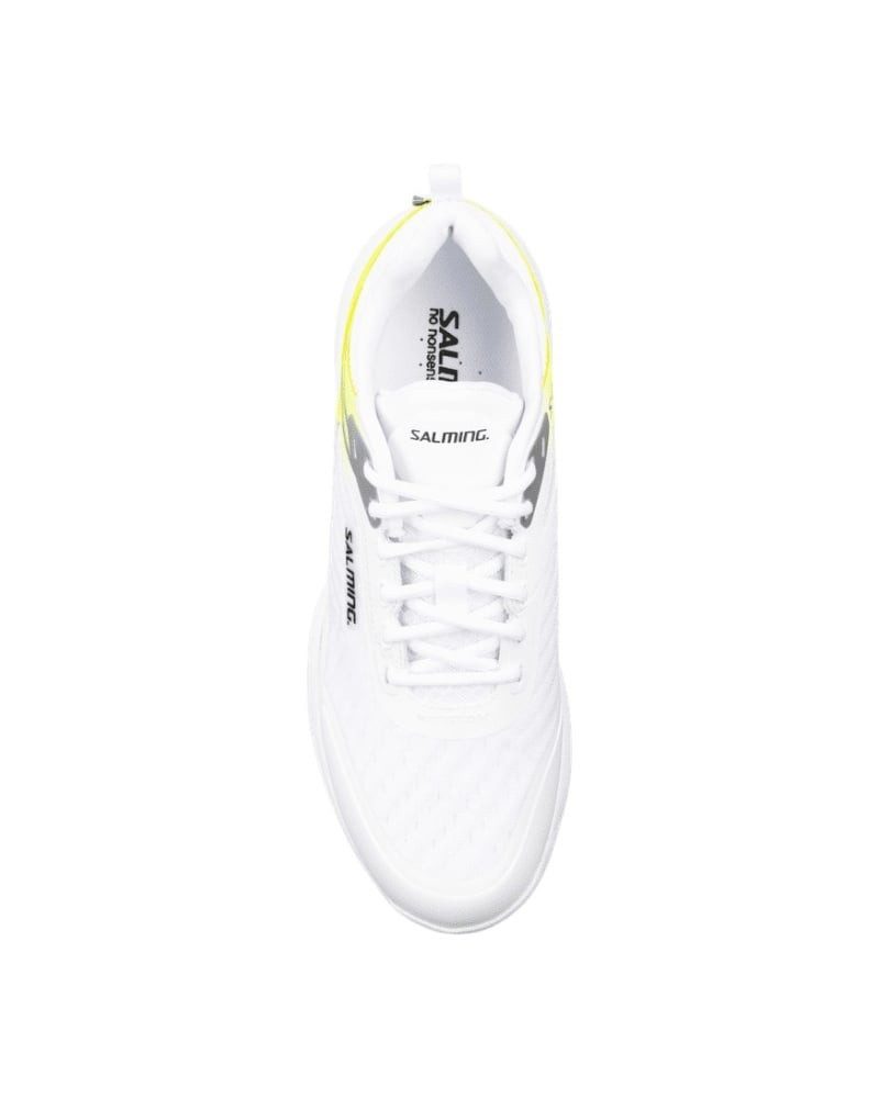 SALMING Hallen-Indoorschuhe Fusion Pro Stabilität 2025 weiss/gelb Herren Badmintonschuh