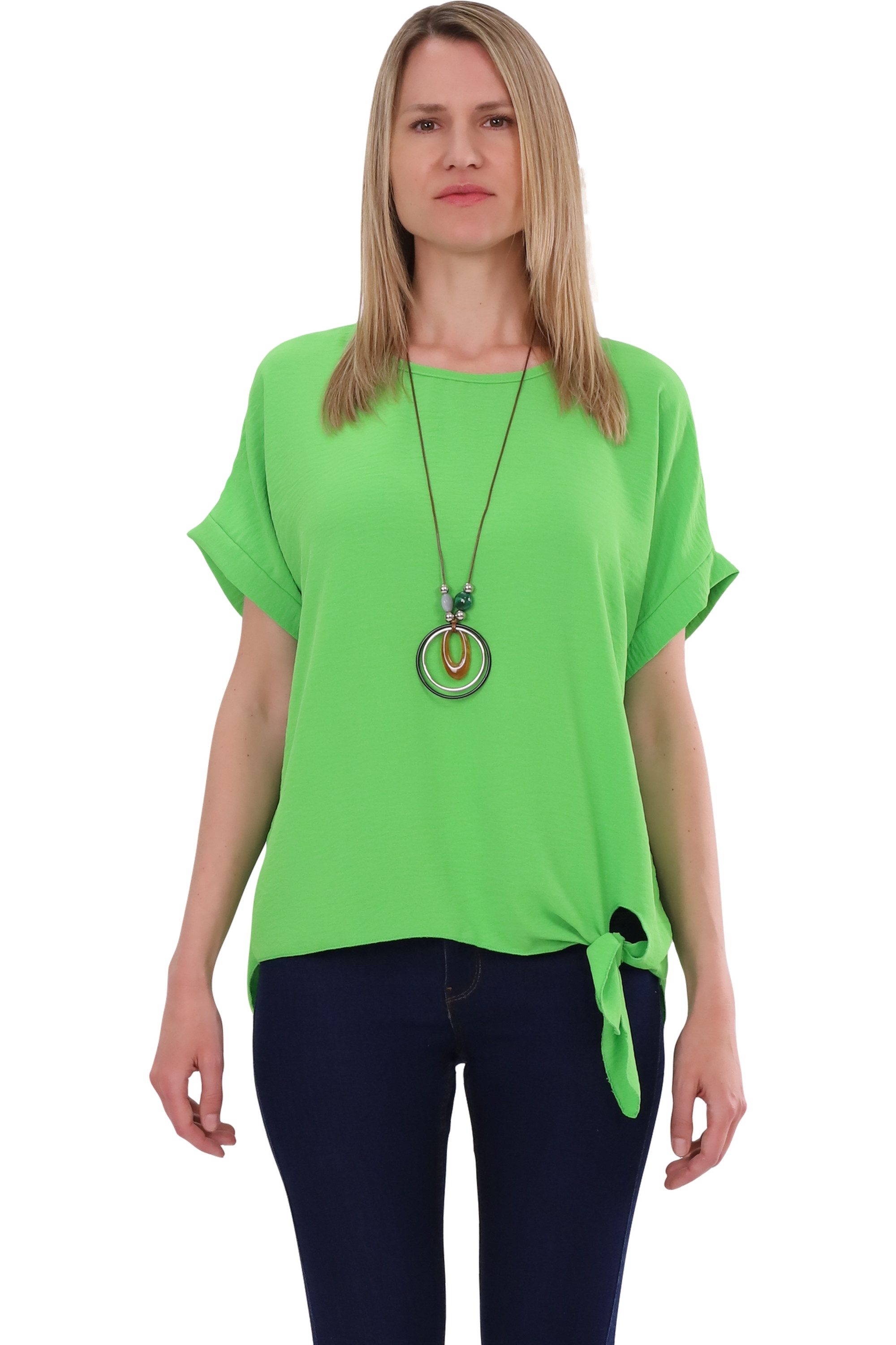 malito more than fashion Blusenshirt malito Damen Blusenshirt 10508 mit Bin günstig online kaufen
