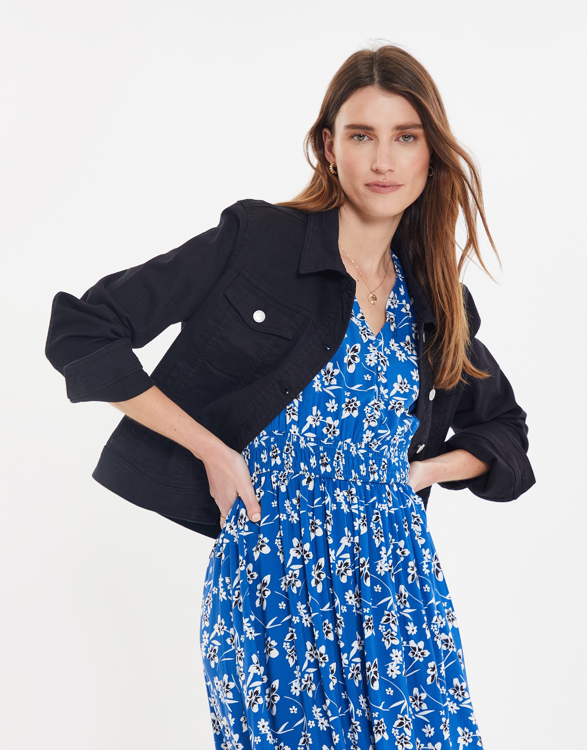 Threadbare Jeansjacke THB Rome Colour Denim Jacket (1-St) mit Brusttaschen günstig online kaufen