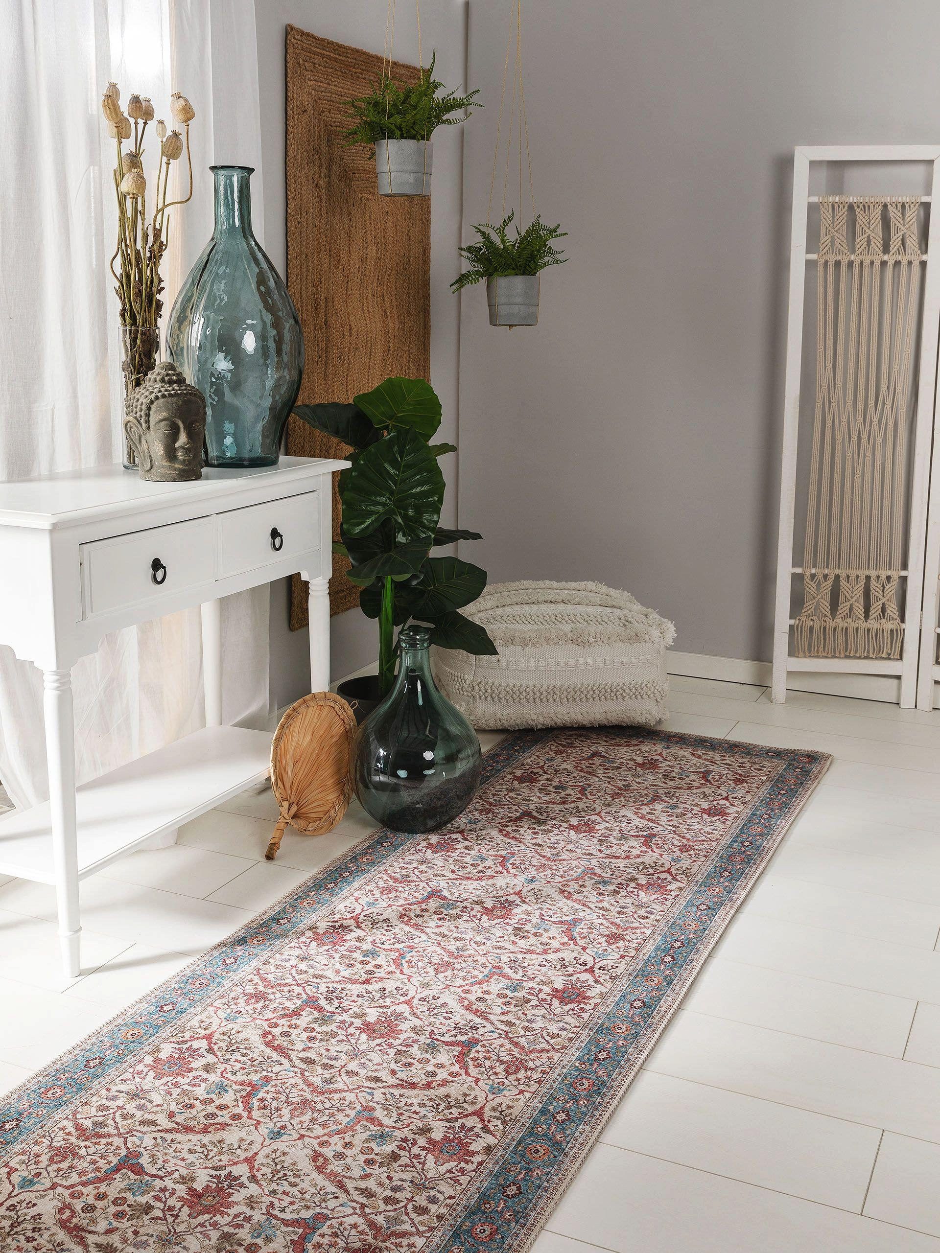 benuta Läufer Laury, rechteckig, Höhe: 5 mm, Kunstfaser, Berber, Ethno-Style, Wohnzimmer