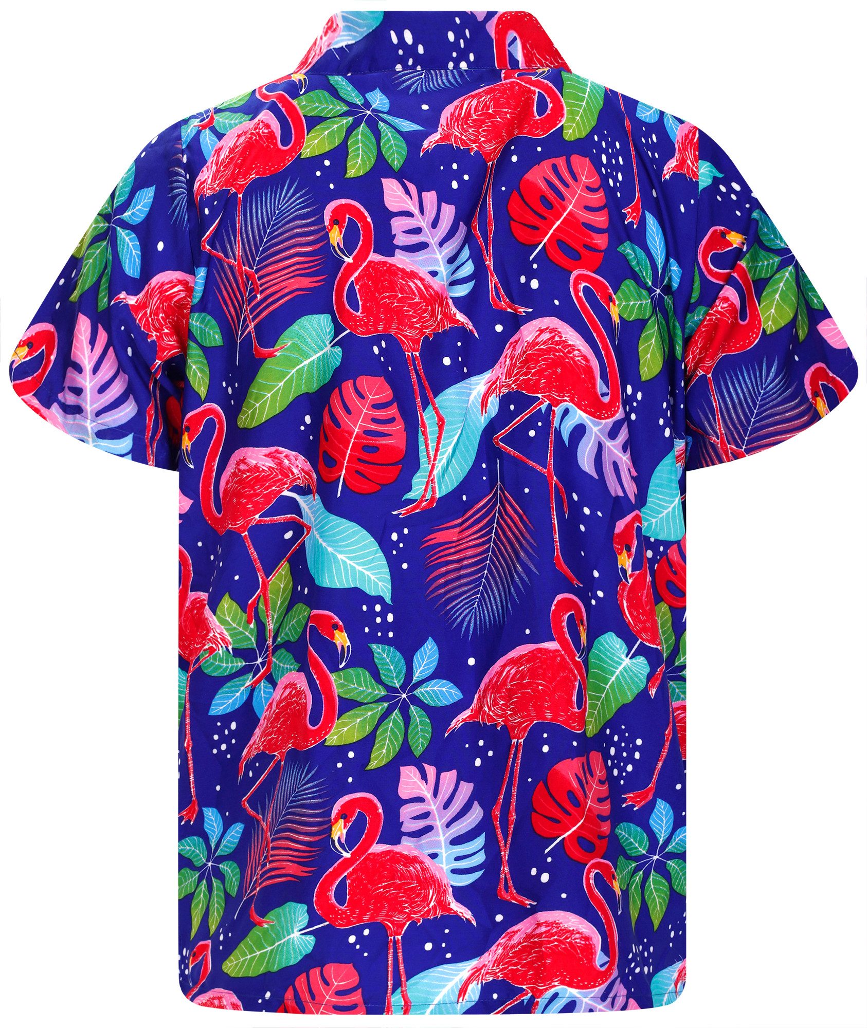 King Kameha Hawaiihemd Funky Flamingos Hawaii-Hemd Kurzarm Front-Tasche Sty günstig online kaufen