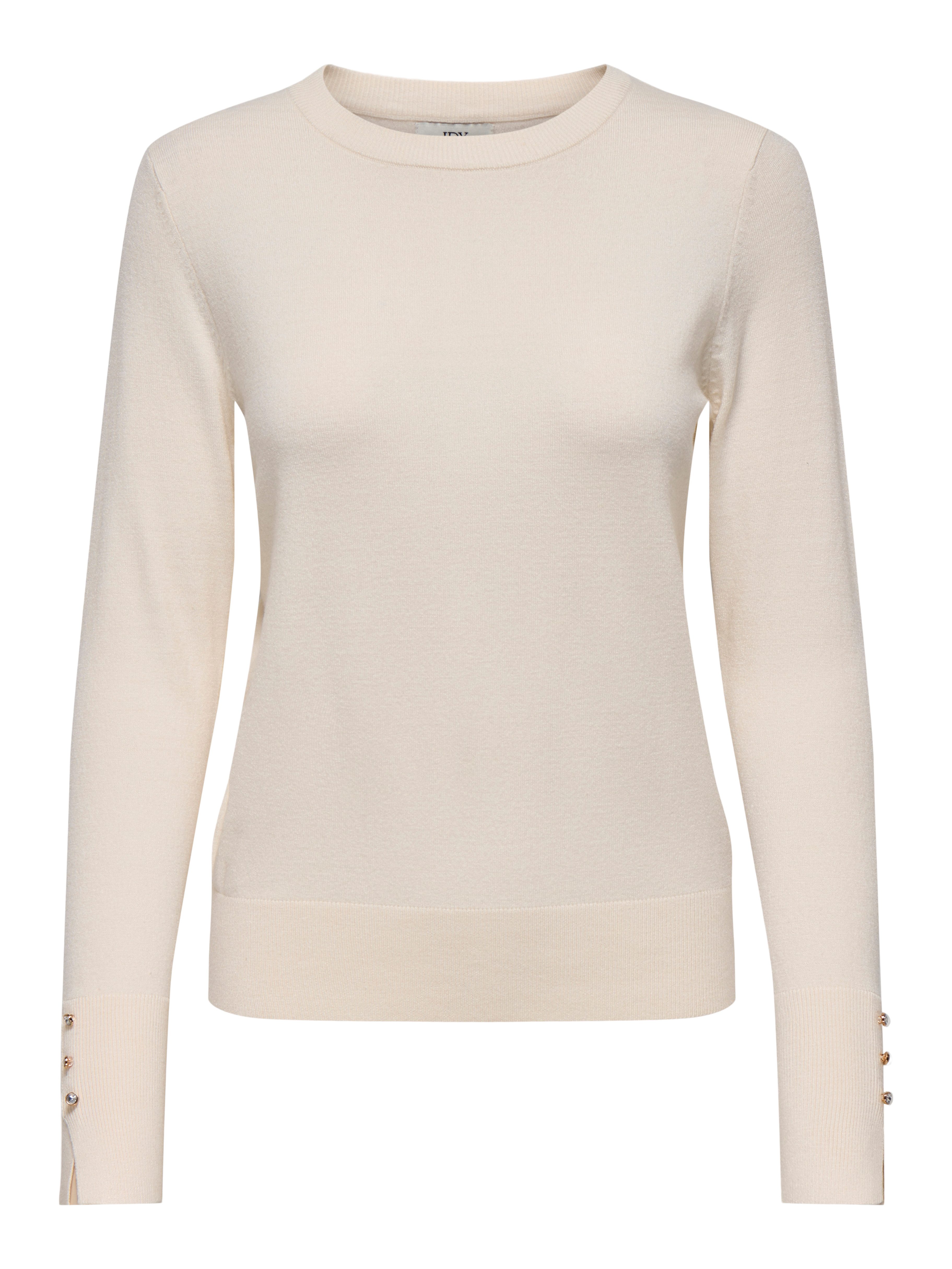 JDY Rundhalspullover JDYMALOU L/S ON BUTTON günstig online kaufen