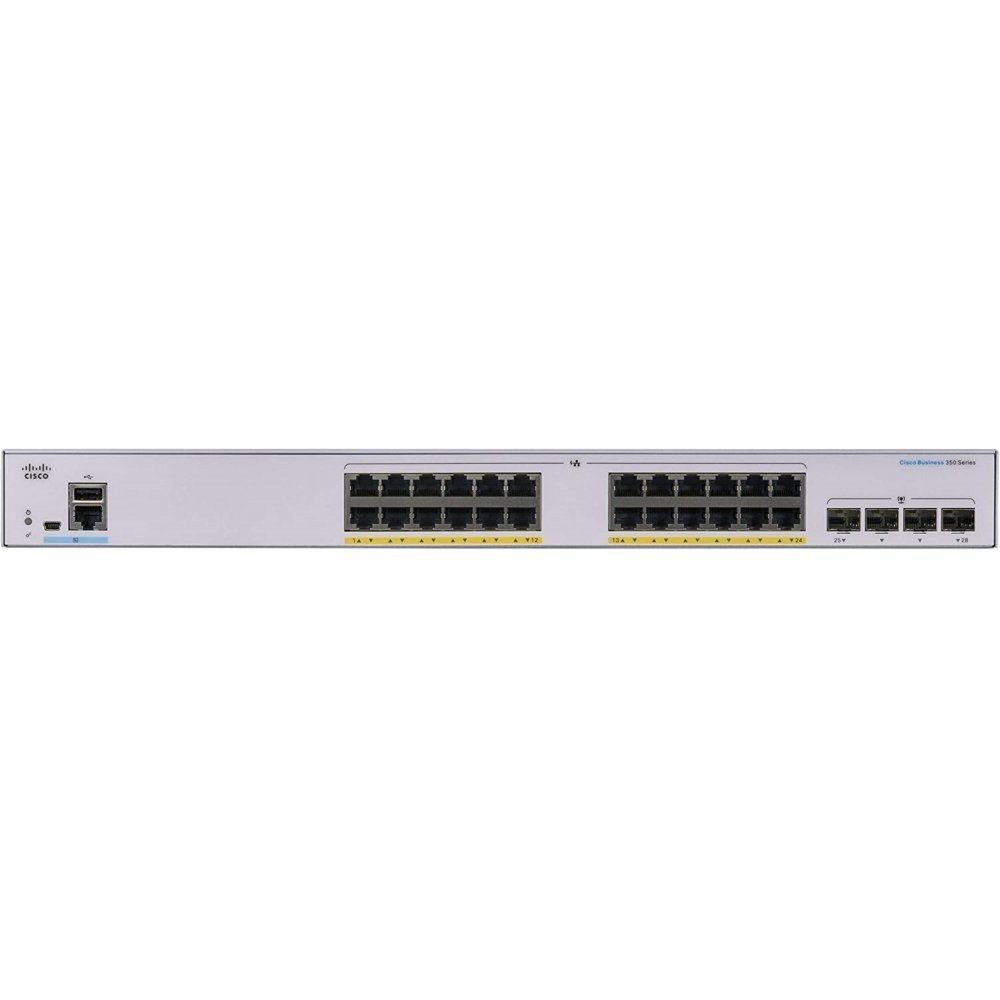 Cisco CB350-24P-4G - Netzwerk Switch weiß - Netzwerk-Switch